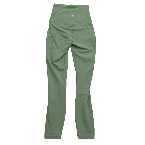New Lululemon Size 2 Leggings Align HR Pant 25" Pockets DSTN l Green $128 - Picture 2 of 7